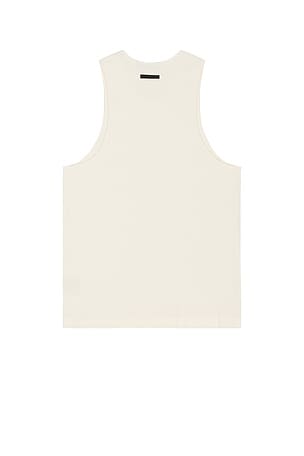 Fear of God ESSENTIALS Ribbed Tank in Cream