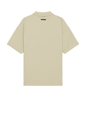 Fear of God ESSENTIALS 90s Fit Pique Polo in Grey. Size XL/1X. Also