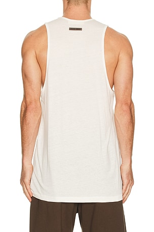 Fear of god essentials camiseta tirantes essential en color blanco