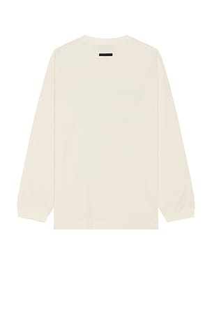 Fear of God ESSENTIALS Jersey Long Sleeve Tee in Cream