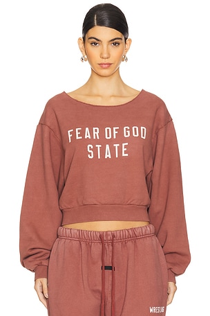 Cropped Sweatshirt Fear of God ESSENTIALS