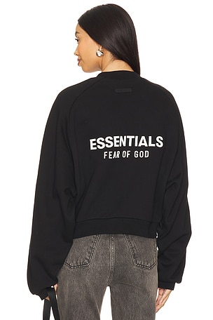 Cropped Crewneck Sweatshirt Fear of God ESSENTIALS