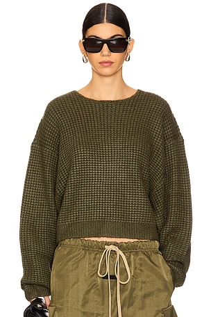 Cropped Crewneck Sweatshirt Fear of God ESSENTIALS