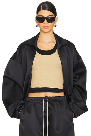 Satin Nylon Bomber Jacket Fear of God ESSENTIALS