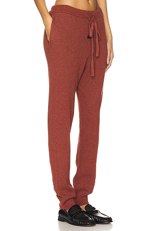 Fear of God ESSENTIALS Waffle Fitted Sweatpant in Red