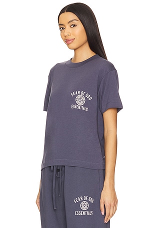 Fear of God ESSENTIALS Crewneck T-Shirt in Blue