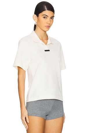 Fear of God ESSENTIALS Short Sleeve Polo Top in White