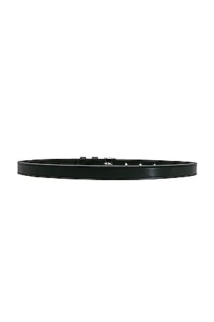 FRAME Petit Twist Buckle Belt in Black