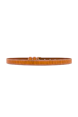 FRAME Petit Twist Buckle Belt in Tan