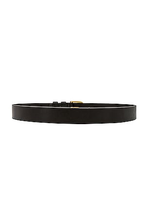 FRAME Twist Buckle Belt in Brown