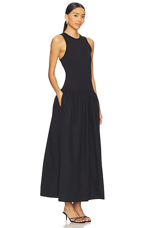 FRAME Racer Tank Dress in Black