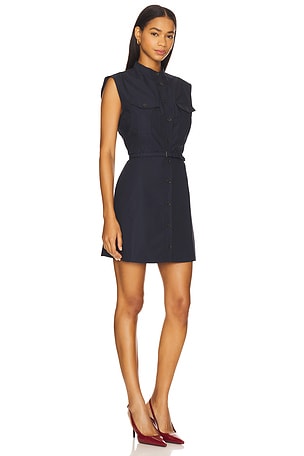 FRAME The Safari Dress in Navy
