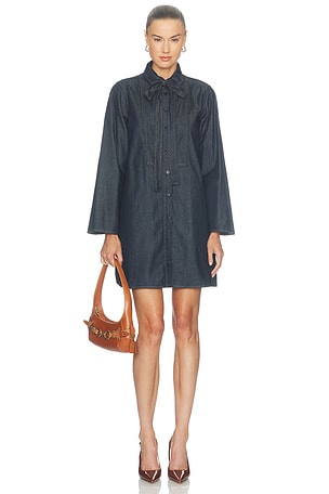 The Denim Tuxedo Dress FRAME