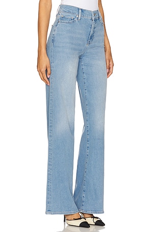 FRAME Le Slim Palazzo Long Jeans in Blue