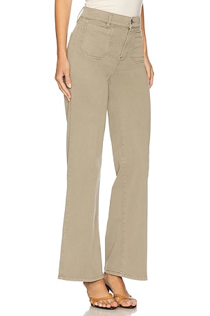 FRAME Le Slim Palazzo Modernist Pocket in Olive