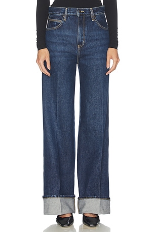 The Cuffed Wide Jeans FRAME