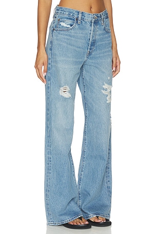 FRAME The Loose Jeans in Blue. Size 28. Also