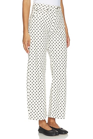 FRAME The Bow Crop Jeans in White