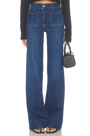 Le Slice Slim Palazzo Long Jeans FRAME