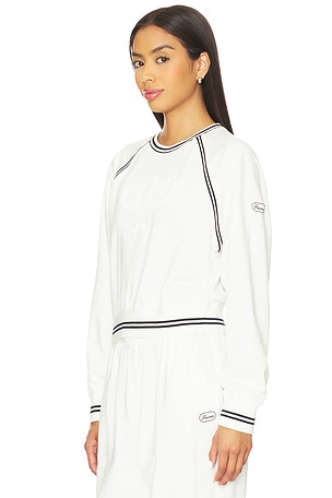 FRAME Tennis Sweatshirt in White
