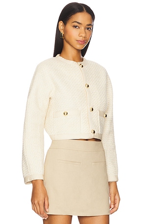 FRAME The Trim Jacket in Ivory