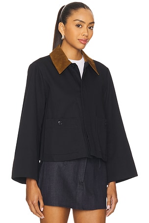 FRAME The Small Trench in Navy. Size S. Also