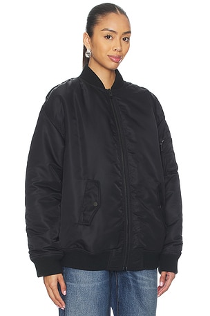 FRAME X Amelia Gray The Smoke Bomber in Black