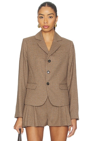 Plaid Riding Blazer FRAME