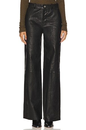 PANTALON RELAXED EN CUIR FRAME