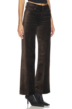 FRAME PANTALON PALAZZO LE SLIM en Marron