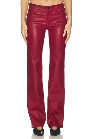 x Alexandra Leclerc The Leather Rouge Pant FRAME