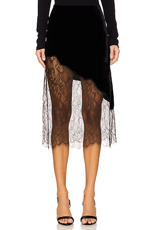 Velvet Lace Skirt FRAME