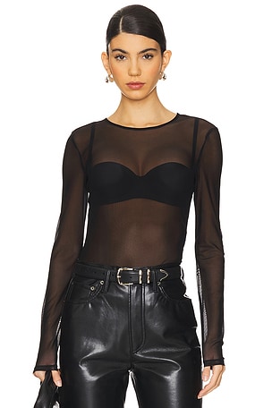 Stretch Mesh Bodysuit FRAME