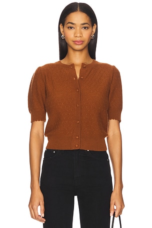 The Cashmere Pointelle Cardi FRAME