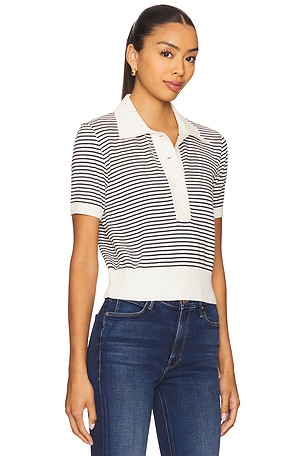 FRAME The Graduate Polo in White