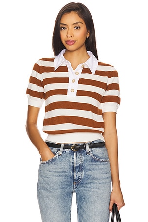 The Bold Stripe Polo FRAME