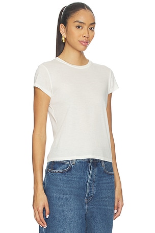 FRAME X Amelia Gray The Ghost Tee in Cream. Size XS. Also