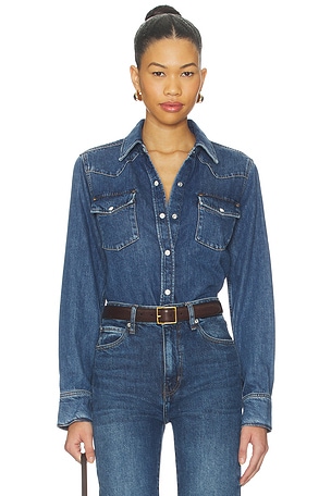 ДЕНИМОВАЯ РУБАШКА CLASSIC FRAME