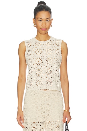 DÉBARDEUR EN CROCHET FRAME