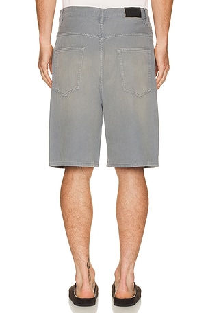 FRAME Canvas Baggy Shorts in Blue