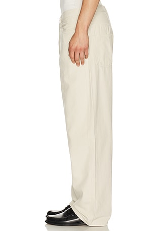 FRAME Baggy Jean in White