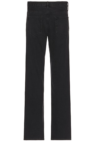FRAME Straight Jean in Black