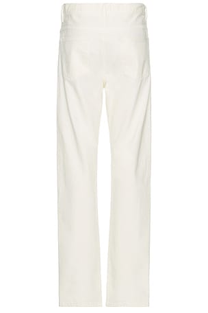 FRAME The Straight Jeans in White