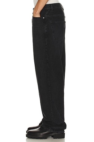 FRAME Baggy Jean in Black. Size 34. Also