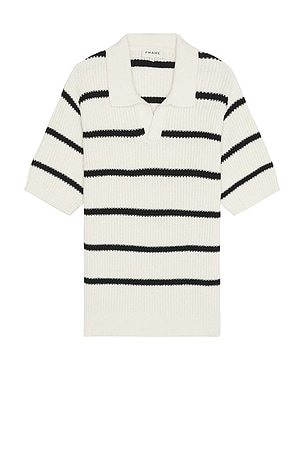 Striped Polo Sweater FRAME