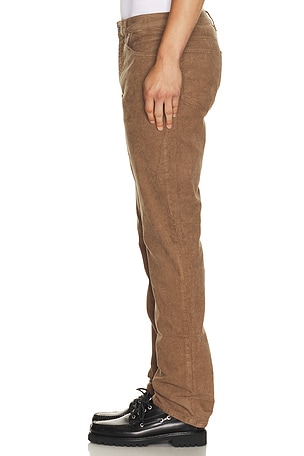 FRAME Modern Straight Corduroy Pant in Brown