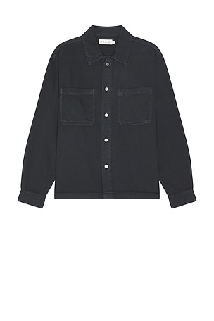 Textured Double Pocket Relaxed Shirt FRAME