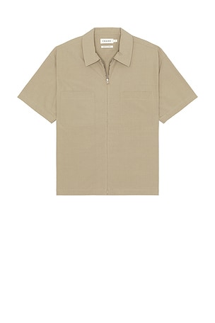 Light Poplin Zip Shirt FRAME