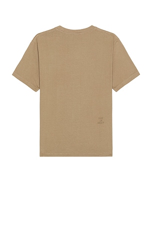 FRAME Logo Tee in Brown