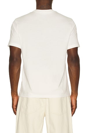 FRAME Light Cotton Tee in White